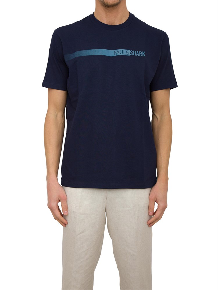 T-SHIRT PAUL&SHARK BLU