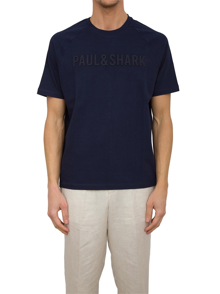T-SHIRT PAUL&SHARK BLU