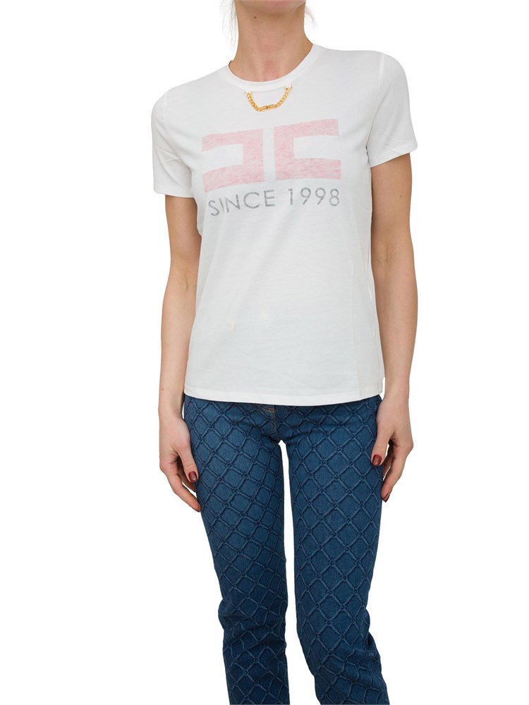 T-SHIRT ELISABETTA FRANCHI BIANCO