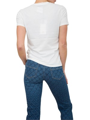 T-SHIRT ELISABETTA FRANCHI BIANCO in DONNA