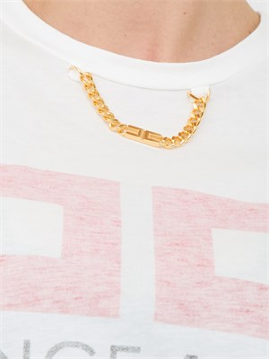 T-SHIRT ELISABETTA FRANCHI BIANCO in DONNA