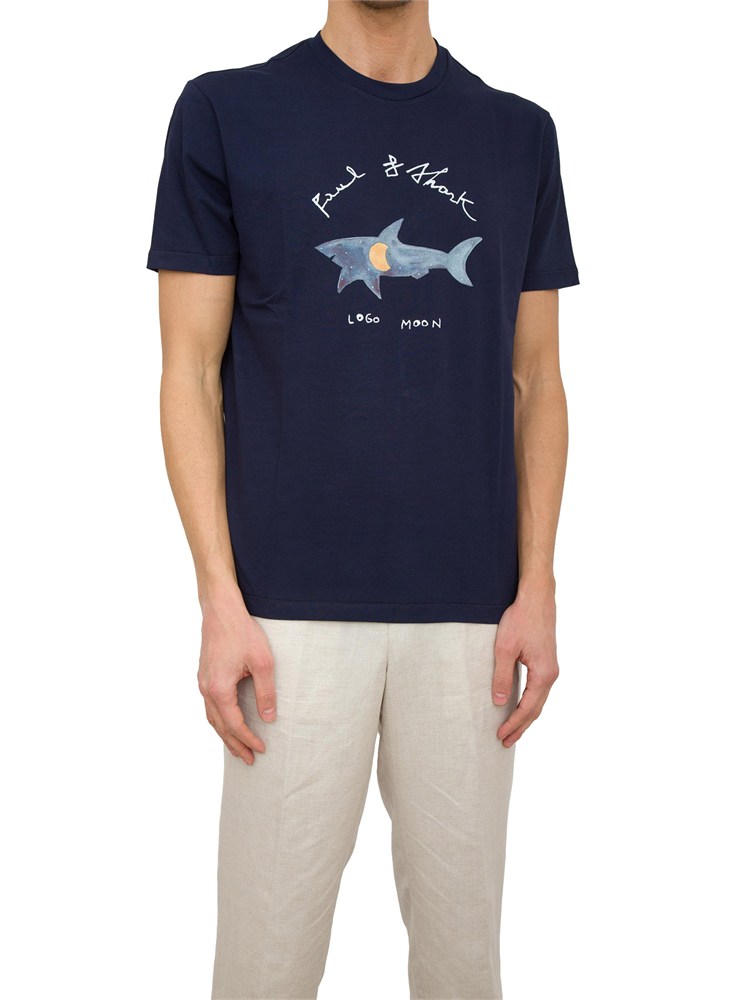 T-SHIRT PAUL&SHARK BLU