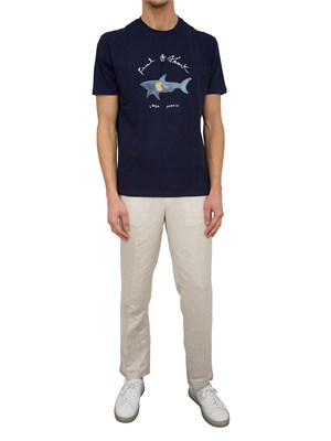T-SHIRT PAUL&SHARK BLU in UOMO