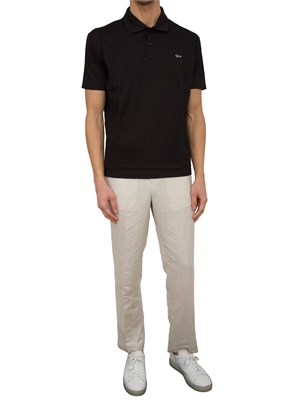 POLO PAUL&SHARK NERO in UOMO