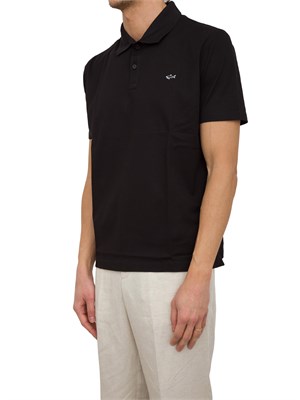 POLO PAUL&SHARK NERO in UOMO