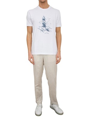 T-SHIRT PAUL&SHARK BIANCO in UOMO