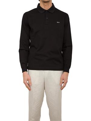 POLO PAUL&SHARK NERO in UOMO