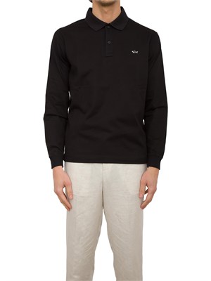 POLO PAUL&SHARK NERO in UOMO