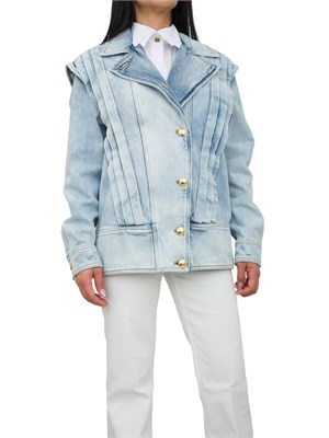 GIUBBINO ELISABETTA FRANCHI BLU DENIM in DONNA