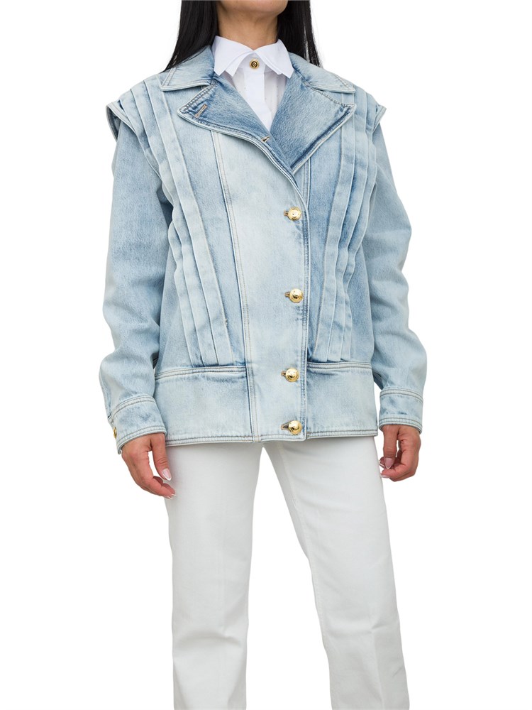 GIUBBINO ELISABETTA FRANCHI BLU DENIM