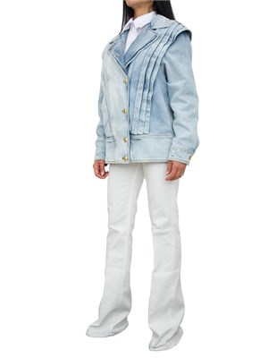 GIUBBINO ELISABETTA FRANCHI BLU DENIM in DONNA
