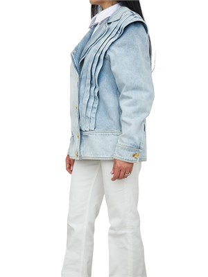GIUBBINO ELISABETTA FRANCHI BLU DENIM in DONNA