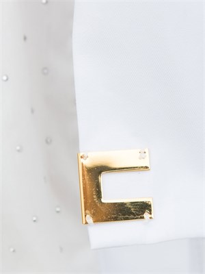 CAMICIA MANICA LUNGA ELISABETTA FRANCHI BIANCO in DONNA