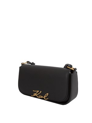 K.LAGERFELD Borsa a spalla ecopelle nera Karl Lagerfeld in DONNA