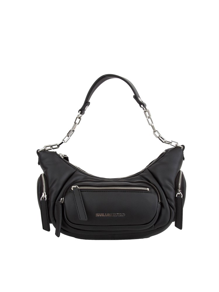 K.LAGERFELD Borsa a spalla in ecopelle Karl Lagerfeld con tasche