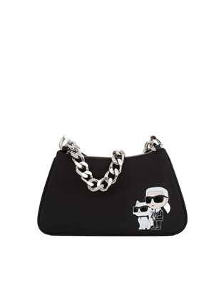 BORSA A SPALLA K.LAGERFELD NERO in DONNA