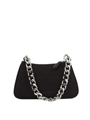 BORSA A SPALLA K.LAGERFELD NERO in DONNA