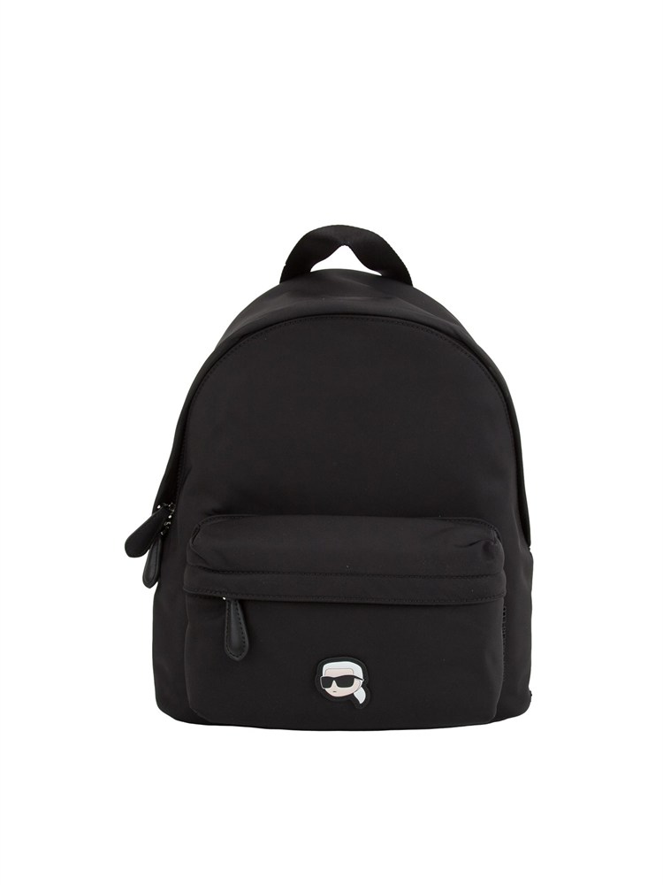 K.LAGERFELD Zaino nero in tessuto Karl Lagerfeld