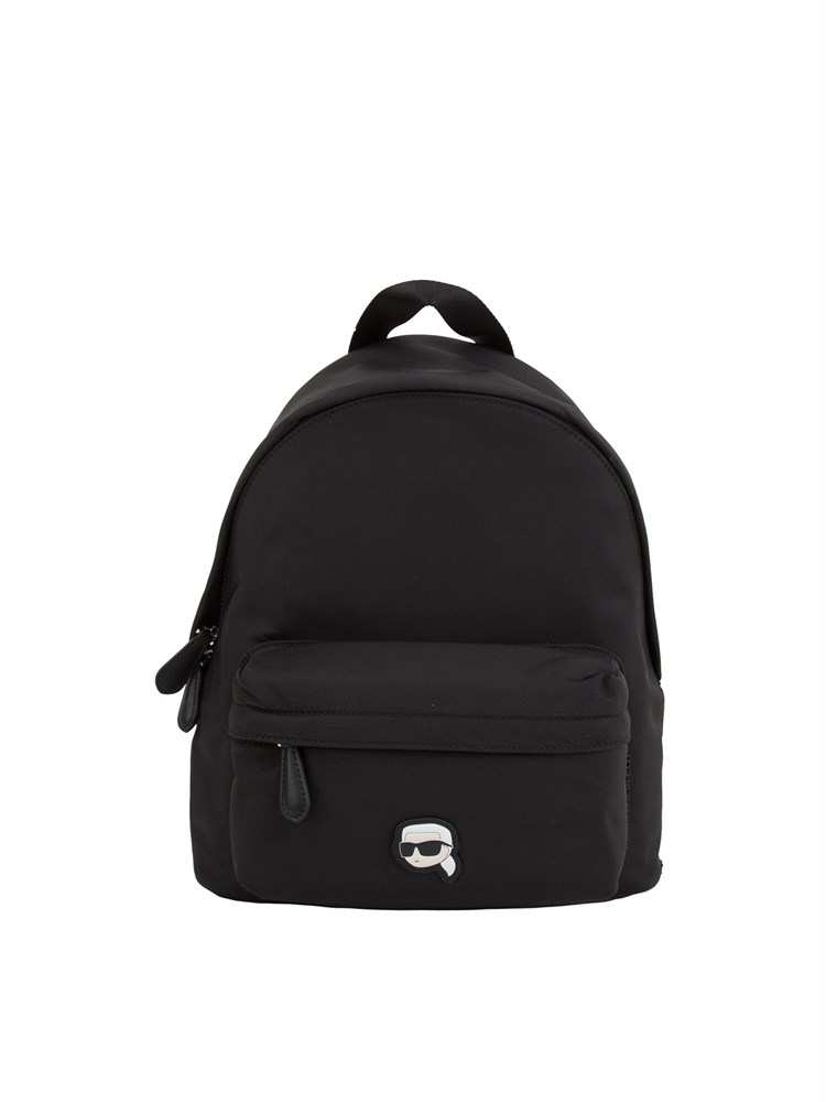 K.LAGERFELD Zaino nero in tessuto Karl Lagerfeld