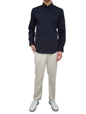 CAMICIA MANICA LUNGA ANTONY MORATO BLU in UOMO