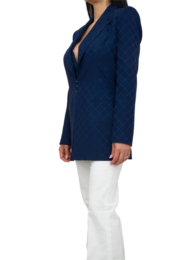 GIACCA MONOPETTO ELISABETTA FRANCHI BLU