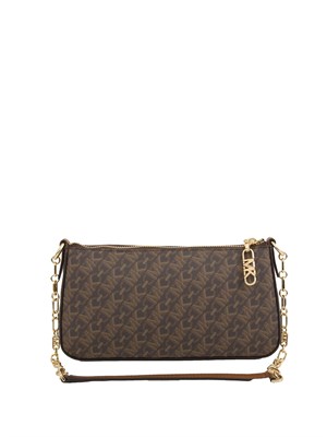 BORSA A SPALLA MICHAEL MICHAEL KORS MARRONE in DONNA