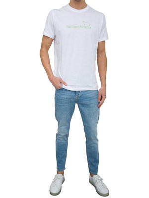 T-SHIRT HARMONT & BLAINE BIANCO in UOMO