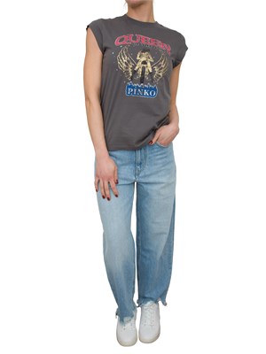 T-SHIRT PINKO GRIGIO in DONNA