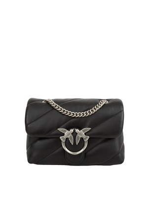 Borsa Pinko Mini Love Bag Puff Maxi Quilt nero in DONNA