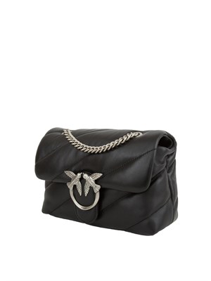 Borsa Pinko Mini Love Bag Puff Maxi Quilt nero in DONNA