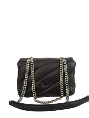 Borsa Pinko Mini Love Bag Puff Maxi Quilt nero in DONNA