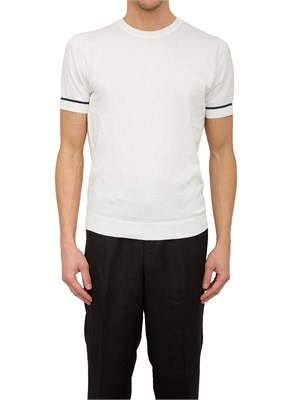 Maglia Antony Morato bianco in cotone e badge logato in UOMO