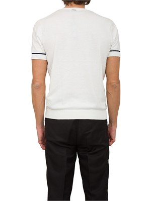 Maglia Antony Morato bianco in cotone e badge logato in UOMO