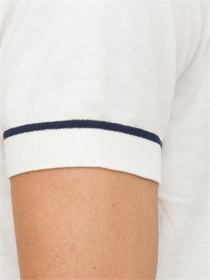 Maglia Antony Morato bianco in cotone e badge logato in UOMO