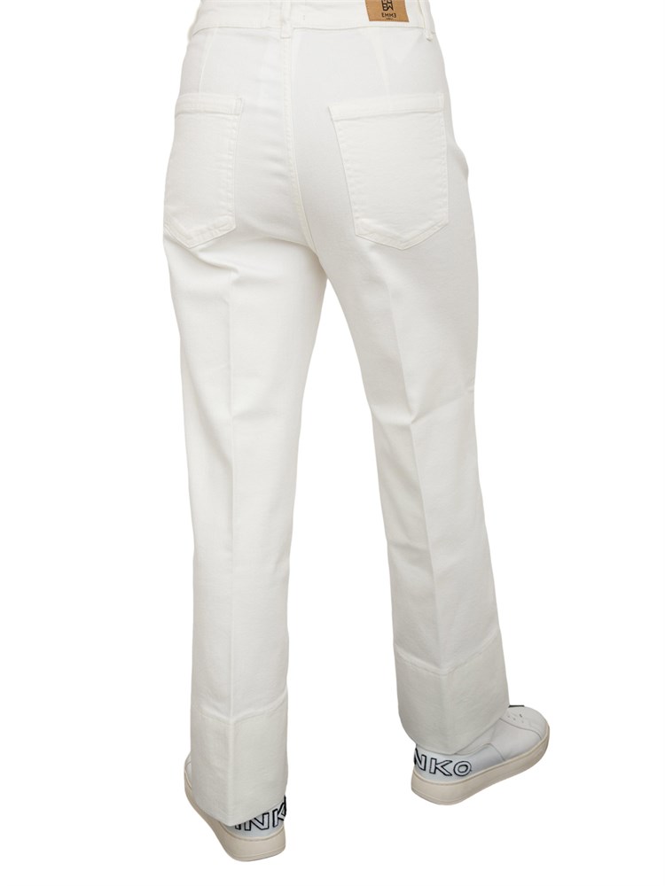 Pantalone in gabardina Emme Marella Bianco