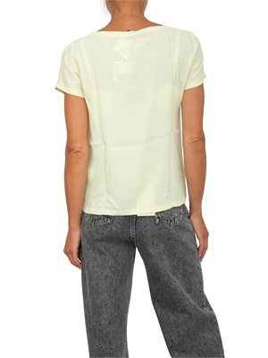 Blusa donna Emme Marella in creponne tecnico giallo in DONNA