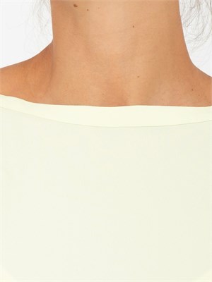 Blusa donna Emme Marella in creponne tecnico giallo in DONNA