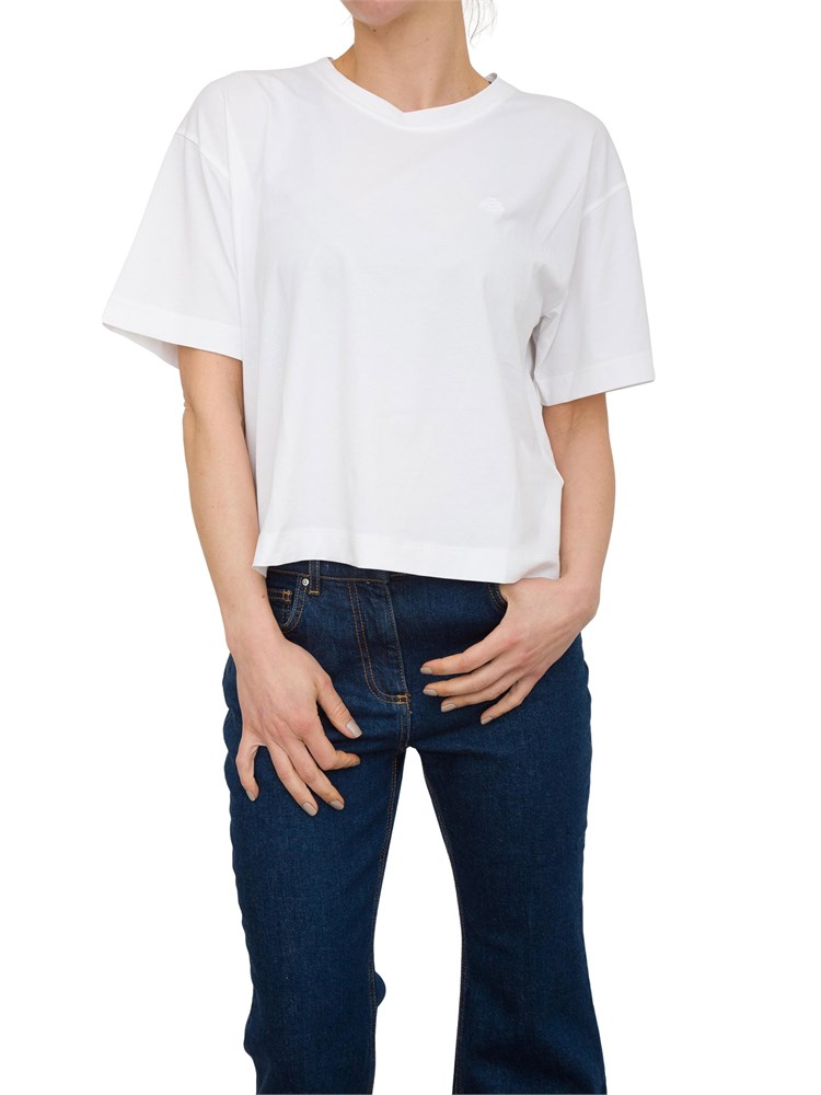 T-shirt boxy Marella con ricamo blianco
