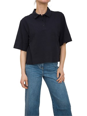 Polo over Marella in piqué di cotone in DONNA