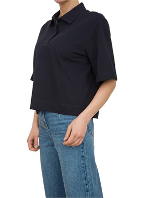 Polo over Marella in piqué di cotone in DONNA