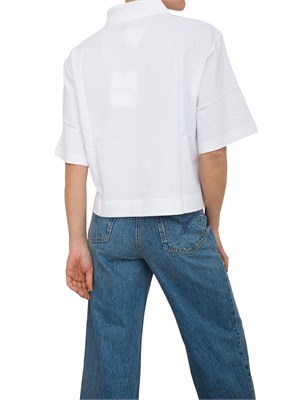 Polo over Marella in piqué di cotone in DONNA