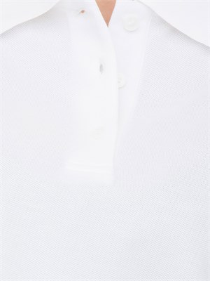 Polo over Marella in piqué di cotone in DONNA