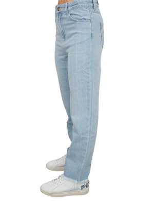 Jeans mum Marella in cross denim azzurro in DONNA