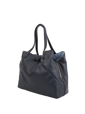 Borsa a spalla ecopelle blu Marella in DONNA
