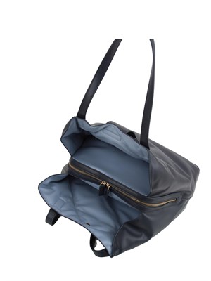 Borsa a spalla ecopelle blu Marella in DONNA