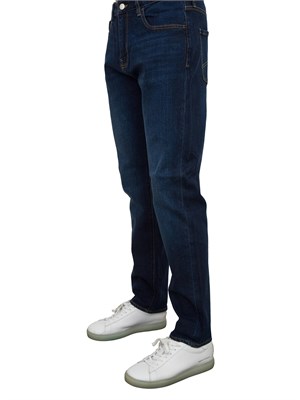 ARMANI EXCHANGE Jeans boyfriend fit cropped J16 in denim lavato in UOMO