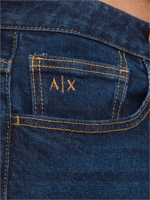 ARMANI EXCHANGE Jeans boyfriend fit cropped J16 in denim lavato in UOMO