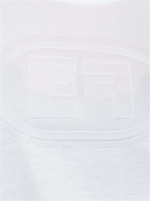 T-SHIRT ELISABETTA FRANCHI BIANCO in DONNA