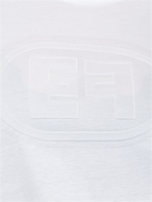 T-SHIRT ELISABETTA FRANCHI BIANCO in DONNA