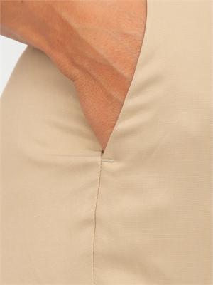 Pantaloni donna beige cipria iBlues con tasche chino e piega stirata in DONNA